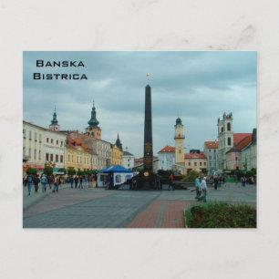 Main Square - Banska Bistrica Briefkaart
