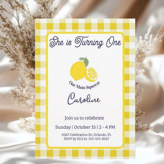 Main Squeeze Birthday Invitation Birthday Card Kaart