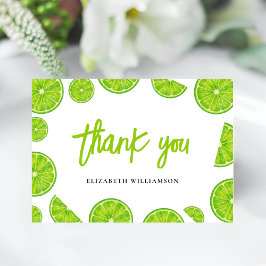 Main Squeeze Bridal Shower Thank you Card Bedankkaart