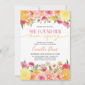 Main Squeeze Bright Citrus Lemon Vrijgezellenfeest Kaart (Voorkant)