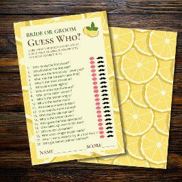 Main Squeeze Bruid of Bruidegom Spel | Lemon Bruil