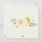 Main Squeeze Bruiloft Uitnodiging Elegant (Achterkant)