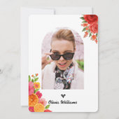 Main Squeeze | Chic Citrus Bruiloftsfeest Kaart (Achterkant)