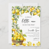 Main Squeeze Citroen Baby Shower Kaart (Voorkant)