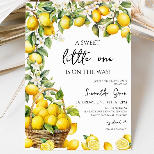 Main Squeeze Citroen Baby Shower Kaart