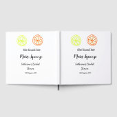 Main Squeeze citroen citrus bruiloft naam toevoege Gastenboek (Volledig)