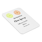 Main Squeeze citroen citrus vrijgezellenfeest add  Magneet (Rechterzijde)