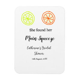 Main Squeeze citroen citrus vrijgezellenfeest add  Magneet