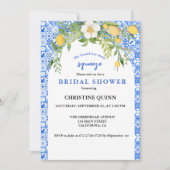 Main Squeeze Citroen en Marokkaanse Tegel Bruidsfe Save The Date (Voorkant)