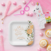 Main Squeeze | Citroen Mediterrane Bruidsborrel Papieren Bordje (Feest)