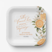 Main Squeeze | Citroen Mediterrane Bruidsborrel Papieren Bordje (Voorkant)