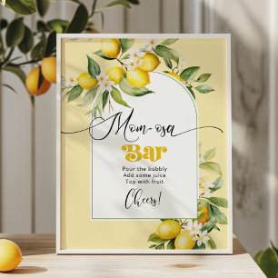 Main squeeze citroen Momosa bar Poster