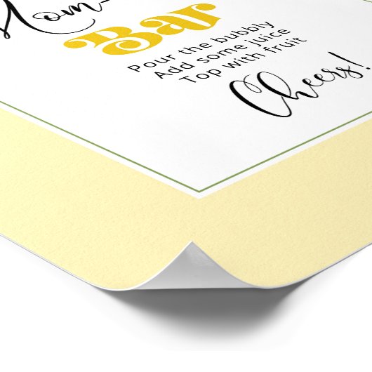 Main squeeze citroen Momosa bar Poster (Hoek)