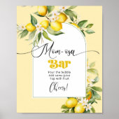 Main squeeze citroen Momosa bar Poster (Voorkant)