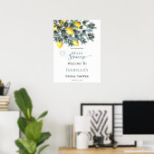 Main Squeeze Citroenen | Black Olives Bruiloft Fee Poster (Thuiskantoor)