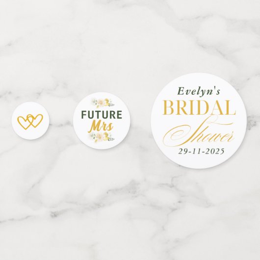 Main Squeeze Citroenen Eucalyptus Roos Bruidsdiner Confetti (Achterkanten)