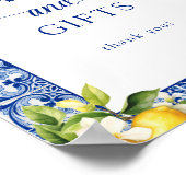 Main Squeeze Citroenen Kaarten & geschenken Poster (Hoek)