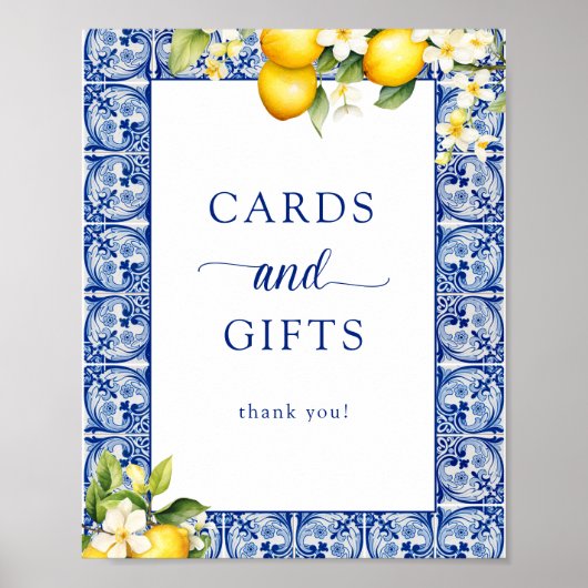 Main Squeeze Citroenen Kaarten & geschenken Poster (Voorkant)