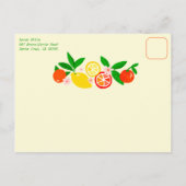MAIN SQUEEZE Citrus Aangepaste Zomer BRUILOFTSFEES Uitnodiging Briefkaart (Achterkant)