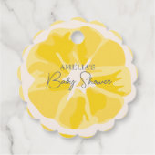 Main squeeze Citrus baby shower Bedankjes Labels (Achterkant)
