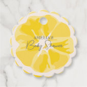 Main squeeze Citrus baby shower Bedankjes Labels (Voorkant)