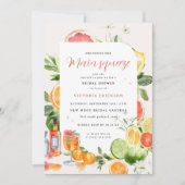Main Squeeze Citrus Bridal Shower Invitation Kaart (Voorkant)