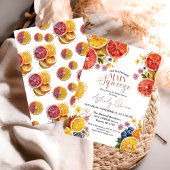 Main Squeeze Citrus Bridal Shower Invitation Kaart