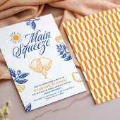 Main Squeeze Citrus Bridal Shower Lemon Bright Kaart