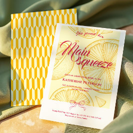 Main Squeeze Citrus Bridal Shower Lemon Bright Kaart