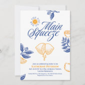 Main Squeeze Citrus Bridal Shower Lemon Bright Kaart (Voorkant)