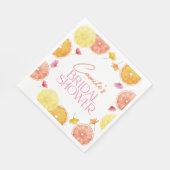 Main Squeeze Citrus Bright Flowers Vrijgezellenfee Servet (Hoek)