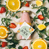 Main Squeeze Citrus Bruidsfeest Label Sap