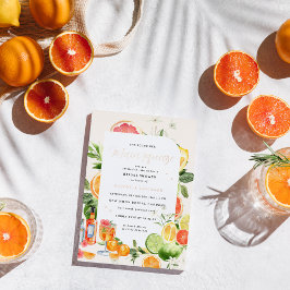 Main Squeeze Citrus Bruiloft Uitnodiging