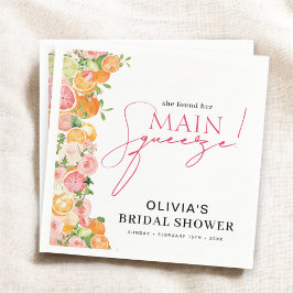 Main Squeeze Citrus Bruiloftsborrel Servet
