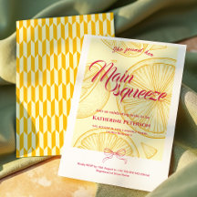 Main Squeeze Citrus Bruiloftsfeest Citroen Helder