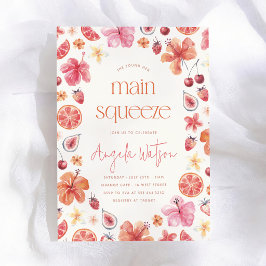 Main Squeeze Citrus Bruiloftsfeest Kaart