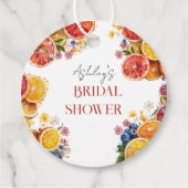 Main Squeeze Citrus Bruiloftsfeestje  Bedankjes Labels (Voorkant)