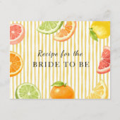Main Squeeze Citrus Bruiloftsrecept Informatiekaartje (Achterkant)