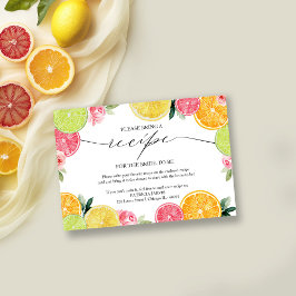 Main Squeeze Citrus Bruiloftsreceptie Recept Verzo Kaart