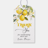 Main squeeze citrus citroen verjaardag dank u cadeaulabel (Voorkant)