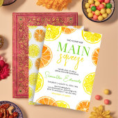 Main Squeeze Citrus Citrus Sinaasappel Vrijgezelle Kaart