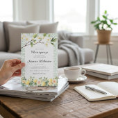 Main Squeeze Citrus Floral Bridal Shower Kaart