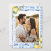 Main Squeeze Citrus Foto Zomer Vrijgezellenfeest Kaart (Achterkant)