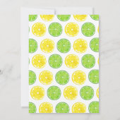 Main Squeeze Citrus Lemon Limoen Vrijgezellenfeest Kaart (Achterkant)