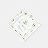 Main Squeeze Citrus Lemon Ribbons Vrijgezellenfees Servet (Hoek)