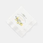 Main Squeeze Citrus Sage Groen Bruidsborrel Servet (Hoek)