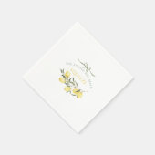 Main Squeeze Citrus Sage Groen Bruidsborrel Servet (Hoek)