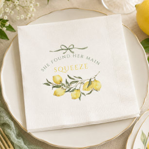 Main Squeeze Citrus Sage Groen Bruidsborrel Servet