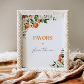 Main squeeze citrus sinaasappels Favors Poster