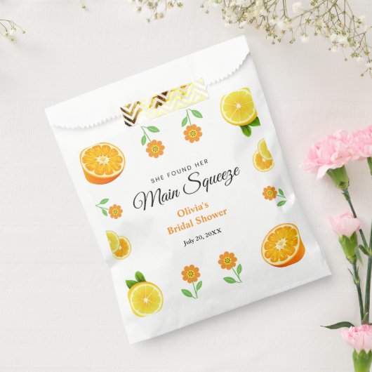 Main Squeeze Citrus Summer Lemon Vrijgezellenfeest Bedankzakje (Gezegeld)